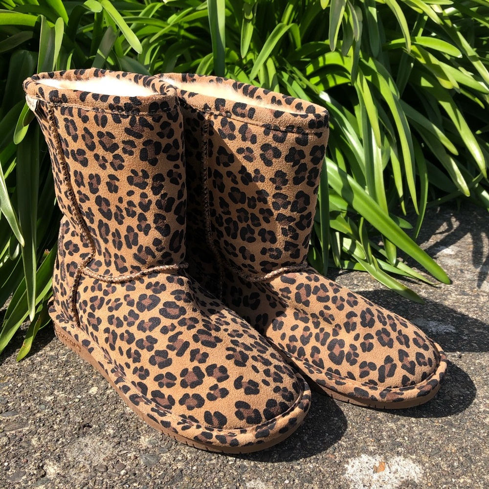 Bearpaw cheetah boots
